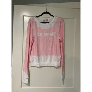 Wildfox Pink Be Mine Sweatshirt